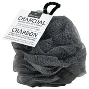 Wholesale - Spatherapy 50 G CHARCOAL INFUSED BATH SPONGE W CORD BLACK C/P 36, UPC: 020748161337
